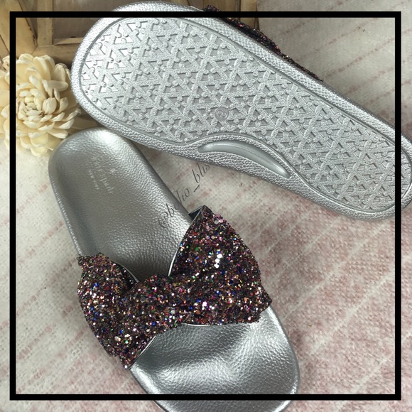 ⭐️KATE SPADE | Glitter Bow Slide NEW - Picture 3 of 6